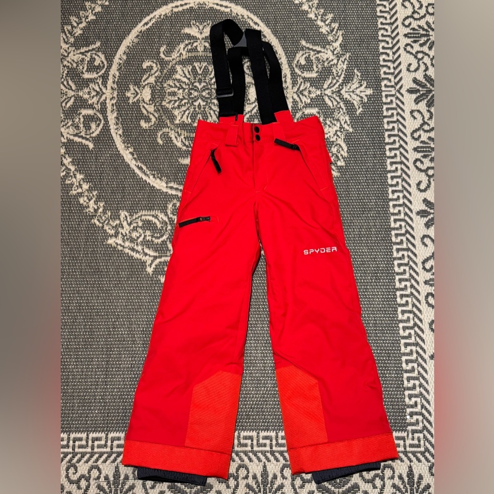 Kids’ Spyder Red Propulsion Waterproof Ski Pants